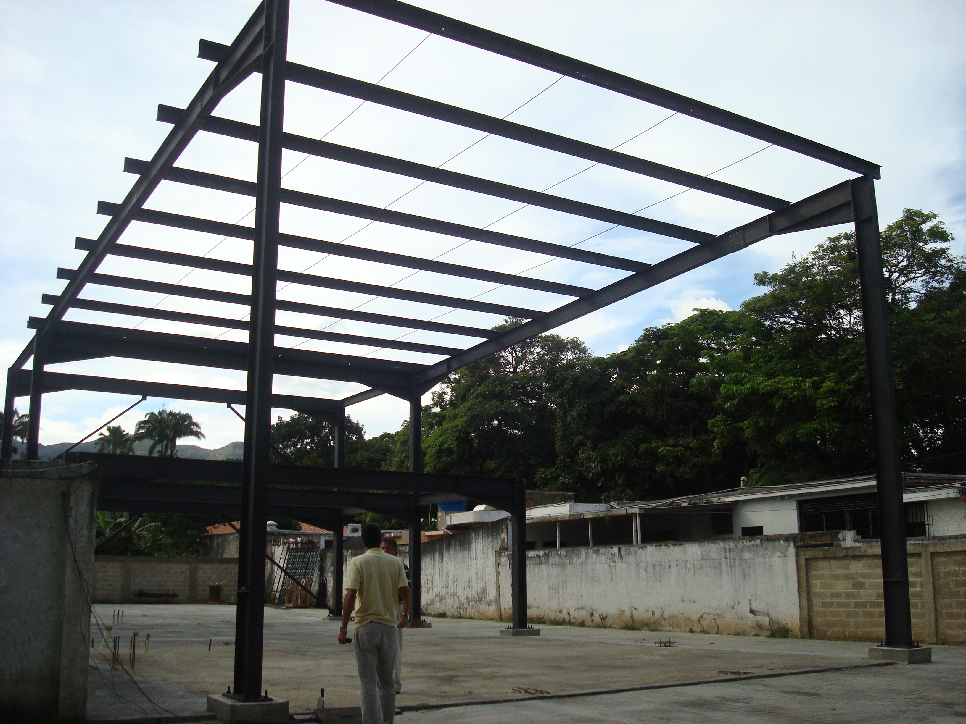 Marco de acero industrial