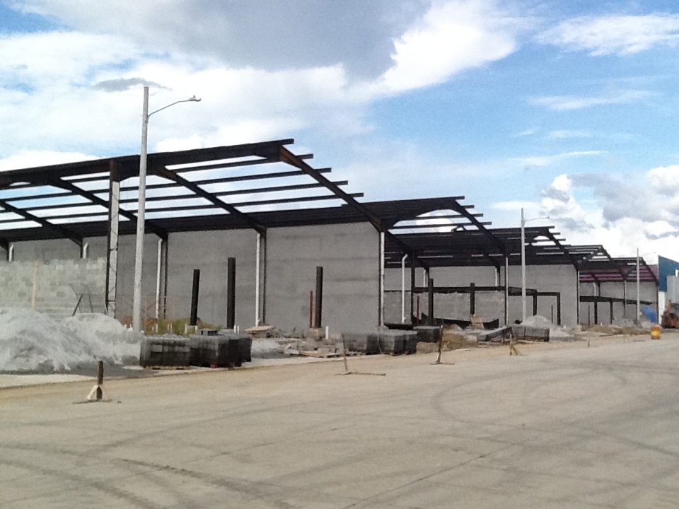 Estructura de acero de gran escala